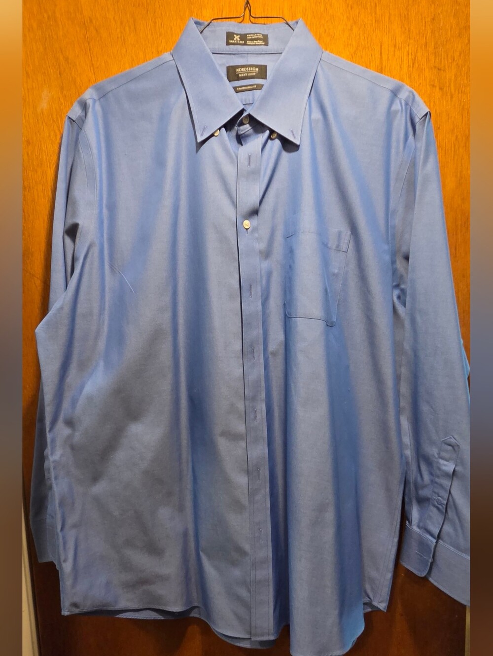 Nordstrom Blue Men's Dress Shirt SzXL - Picture 1 of 6